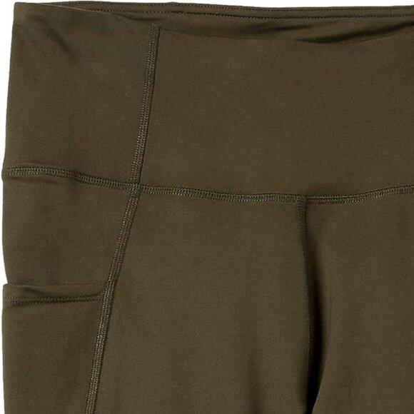 New Core 10 All Day Comfort High Waist Yoga Legging With Side Pockets Olive - Picture 5 of 8